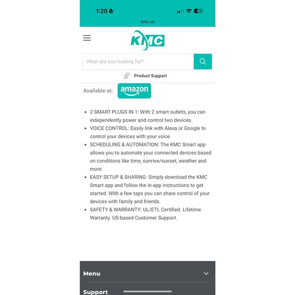 KMC Smart Plug Duo NWB - Picture 6 of 7